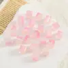 Acrílico de 8 mm Sirena Brillo Fino Dos Tonos Agujero Recto Cuentas Cuadradas Cadena para Teléfono DIY Pulsera Materiales para Hacer Bisutería Accesorios