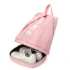 Mochila para Hombres y Mujeres, Mochila Deportiva de Entrenamiento con Compartimento para Zapatos, Resistente al Agua, Bolsa de Fitness Yoga, Bolsa Ligera de Almacenamiento para Salidas, Moderna