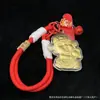 Llavero de Gato Hello Kitty Lindo Colgante Kt Cadena de Teléfono Móvil de Oro Puro Colgante para Bolsa de Lista Dorada Coche