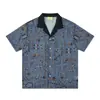 Wildman Base 2026 Verano Nuevo Estilo Vintage Americano Estilo Hawaiano Cuello Cubano Manga Corta Camisa Delgada