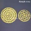 Padrão de Joias DIY Peças de Flor de Ferro Grandes e Pequenas Recortadas Embutidas Peças de Flor Redondas 48/36mm Discos de Metal Recortados