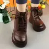 Botas Curtas de Solado Grosso Estilo Explosivo Estilo Britânico Novidade Outono/Inverno 2026 Com Pelúcia Extra Grossa Quente Plataforma Botas Martin Botas de Algodão com Solado Macio