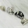 Botão de metal de alta qualidade botão de curling costurado à mão fivela decorativa sólida fivela de terno de prata botão de casaco de terno plissado alta qualidade