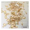 Joias de unha mistas atacado tamanho grande pequeno vidro cor champanhe aurora diamante formato especial acessório de unha diy