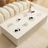 Toalha de Mesa Estilo Ins Minimalista, Impermeável, à Prova de Óleo, Lavável, Tapete de Mesa de PVC, Tapete para Mesa de Centro Resistente ao Calor, Tapete de Mesa de Jantar de Luxo Leve