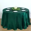 Fornecimento de Toalha de Mesa Redonda Simples Moderna de Cetim Decoração de Casamento Banquete Festa de Aniversário Toalha de Mesa Redonda Toalha de Mesa