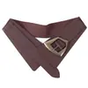 Novedad Cinturón para Mujer Ancho Negro Cobre Elástico Hebilla de Pin Moda Distintiva Sello de Cintura Femenino Adelgazante Todo-partido vestido
