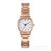 Relógio feminino quadrado minimalista popular transfronteiriço com algarismos, pulseira de aço, relógio feminino de quartzo estilo coreano, atacado de fabricante de relógios