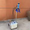 Máquina de macarrão comercial de aço inoxidável nova máquina de macarrão semiautomática máquina de macarrão hidráulica vertical de duplo cilindro