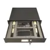 Gabinete de Audio para Amplificador con Puerta de Cristal de 12U, Rack para Mezcladora, Maleta de Vuelo Cuadrada de 16U para Presentaciones