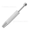 Agulha Guia de Aço Titânio com Rosca Externa Curva, Agulha de Inserção de Aço Inoxidável com Rosca Interna, Pegador de Joias para Agulha de Piercing