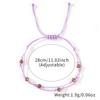 Explosiones de alta sensibilidad pulsera de cristal de doble anillo Europa y Estados Unidos fresco simple cuerda tejida joyería regalo para amantes pulsera venta al por mayor