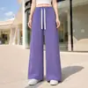 Fornecimento Exclusivo Transfronteiriço de Calças Casuais Largas de Verão para Mulheres, Calças Longas Jacquard Stretch