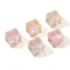 Cuentas Cubo de Cristal Creativas para Cadena de Teléfono Colgante Collar Cuentas Sueltas Materiales Accesorios de Puesto de Mercado Nocturno
