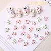 Acessórios para Nail Art Desenho Animado Fofo Abelhinha Filhote de Cachorro Gelo Monstro Boca Grande Transparente Decoração de Unha Tridimensional Pequenos Acessórios de Resina