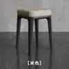 Banqueta de Almacenamiento para Uso Doméstico, Banqueta de Lujo Ligero con Cubierta Suave, Banqueta Apilable, Elegante y Sencilla, Engrosada, Adecuada para Sala de Estar, Mesa de Comedor y Tocador