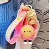 Chaveiro de carro de festa de boneca ovo de desenho animado feminino boneca fofa casal pingente de mochila chaveiro presente infantil atacado