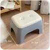 Banqueta Pequena para Uso Doméstico, Banqueta Baixa para Apartamentos de Aluguel, Banqueta Resistente e Durável para Trocar Sapatos, Mesa de Centro para Sala de Estar, Banco de Plástico com Acabamento de Alto Padrão