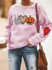 Sudadera Versátil Colorida con Estampado Digital 3D para Mujer, Disfraz de Cosplay de Halloween, Calavera, Cuello Redondo
