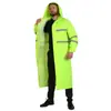 Impermeable largo Oxford engrosado y alargado para adulto, abrigo de una pieza, poncho, protección para todo el cuerpo, impermeable reflectante, venta al por mayor