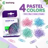 Comercio Electrónico Transfronterizo 28 mm Clips de Papel Coloridos Carpeta Metálica Papelería para Estudiantes Colores Mixtos 60 Piezas Fábrica de Origen Venta al por Mayor
