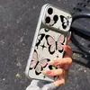 Estilo Ins Pantalla Completa Diseño de Mariposa Adecuado para Apple 18 Pro Max Ventana Grande Funda para Teléfono 15/14 Cobertura Total 17 Funda de Alta Gama de Moda