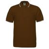 Polo Masculino de Manga Curta com Gola Duas Cores Cvc de Verão 200g Uniforme de Equipe para Trabalho com Logo Impresso e Bordado