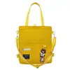 2025 Nuevo Estilo Coreano Bolso de Lona de Color Puro Simple Mochila Ligera Moda para Estudiante de Primaria Bolso Tote Escolar de Moda