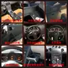 Adequado para Nissan 350z decoração de modificação de interior em fibra de carbono painel de câmbio volante conjunto completo