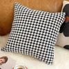 Funda de almohada nórdica estilo ins pata de gallo con penachos bordada sala de estar sofá almohada habitación modelo cama almohada cojín