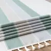 Em Estoque 50 Tipos de Toalhas de Mesa Xadrez Listrado, Caminhos de Mesa, Almofadas Decorativas, Capas de Sofá, Tecido Bordado Estilo Americano, Jogos Americanos, Tecido para Roupas Venda por Atacado