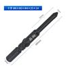 Yitao 802 Broca Elétrica Broca de Chave de Fenda Elétrica Diamante Negro Furadeira Elétrica Manual Chave de Fenda Cruzada com Ponta de Broca Magnética Endurecida 6mm