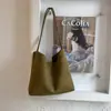 Bolsa Tote Retrô Transfronteiriça Feminina Chegada Nova Outono 2026 Grande Capacidade Para o Trabalho Simples Versátil Bolsa de Ombro Único Sob o Braço