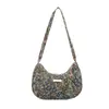 Bolso de Hombro Grande Floral Artístico de Moda para Mujer 2025 Nuevo Bolso Casual de Axila Bolso de Hombro de Moda Estilo Simple Bolso para Mujer