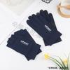 Luvas de seda de gelo Luvas masculinas Four Seasons Luvas protetor solar de dois dedos ao ar livre equitação pesca luvas de condução luvas de meio dedo dos homens