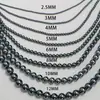 Perlas imitación Swarovski negras de Tahití, cuentas sueltas, cuentas de material de vidrio de cristal, productos semiacabados para pulseras y collares, venta al por mayor, forma redonda