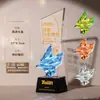 Trofeo de Cristal Hecho a Medida para Premios de Alta Gama y Elegantes para Empleados Destacados, Campeones de Concursos Creativos y Premios de Reunión Anual