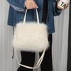 Fabricante Transfronterizo Personalizado Moda Coreana Ins Super Caliente Bolso Peludo Bolso Bandolera Novedoso para Mujer 2024 Nuevo Estilo