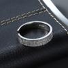 Anel masculino personalidade da moda anel único masculino simples retrô estilo Frio anel de dedo indicador abertura ajustável anel de dedinho