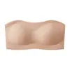 Roupa íntima tomara que caia para base, feminina, sem costura, antiderrapante, faixa para o peito, não cai, com sustentação, antiderrapante, invisível, tomara que caia, faixa para cobrir o busto
