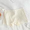 9000 Adicionar Nova Cor Estilo Coreano Estilo BM Floral Pequeno Boxer Roupa Íntima Feminina Anti-correr Leve Base Calças de Casa Classe A Algodão de Bebê
