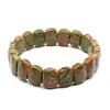 Joyería de Cristal Transfronteriza, Piedra Natural, Pulsera de Amatista de Moda para Mujer, Ojo de Tigre Multicolor con Etiqueta de Mano Facetada
