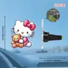 Lindo Clip de Perfume para Ventilación de Coche de Gato Gatito Acrílico Decoración de Coche Accesorio de Interior Adorno de Fragancia