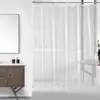 Cortina de chuveiro transparente PEVA com ilhós de metal com 3 ímãs cortina de chuveiro à prova d'água cortina divisória de banheiro cortina de chuveiro