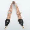 Nuevo colorido tejido ancho a rayas estampado correa ancha para el hombro estilo étnico bandolera femenina estilo coreano versátil un solo hombro chica estilo occidental