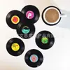 Posavasos de CD Muy Retro, Tapetes para Cerveza de Disco de Vinilo, Posavasos de Plástico para Café y Té, Productos Transfronterizos, Venta Directa de Fabricantes