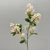 Decoração de Casa de Osmanthus Artificial, Galho de Flor Artificial de Osmanthus, Adereços de Fotografia, Planta Artificial, Flor Artificial Dourada de Osmanthus