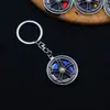 Hub de rueda de freno de metal giratorio colgante de llave negra de una pistola regalo de vacaciones Llavero de pinza de cubo de rueda Mercedes-Benz