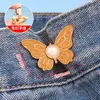 Botones de Mariposa para Ceñir la Cintura, Tamaño de Cintura de Jeans sin Perforaciones, Botones Fijos Decorativos de Perla para Apretar, Sin Clavos