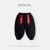 Calça de Bebê Dudu Roupa de Ano Novo Roupas Infantis Estilo Chinês Calças Longas Festivas para Meninos Roupas de Cumprimento de Ano Novo para Meninas Inverno